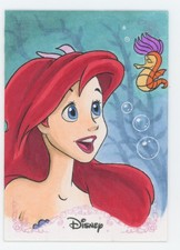 Carta schizzo 2025 Topps Disney Wonder Princess Ariel Sirenetta Mike Stephens