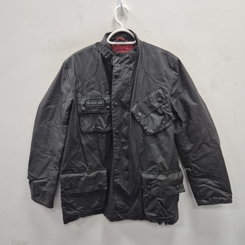 Barbour giacca cappotto biker