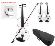 Violino 4/4 Bianco Legno