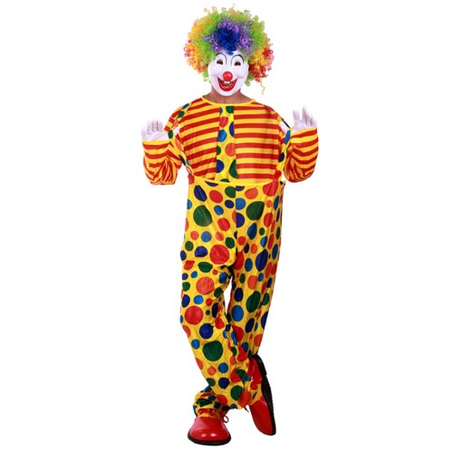 Costume pagliaccio adulto tuta