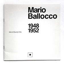 Mario Ballocco 1948-1952 Vismara arte Milano 1990