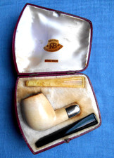 vecchia pipa " A. Bauer schiuma di mare - esercito !! " pipe RARISSIMA