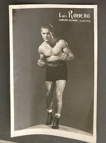 Pugile luis romero - romero, campione