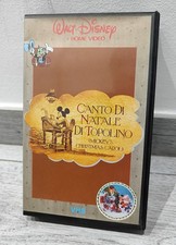 CANTO DI NATALE DI TOPOLINO WALT DISNEY HOME VIDEO VHS NOV 1984 CHRISTMAS CAROL