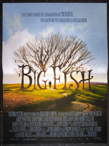 Big fish tim burton poster - fish,