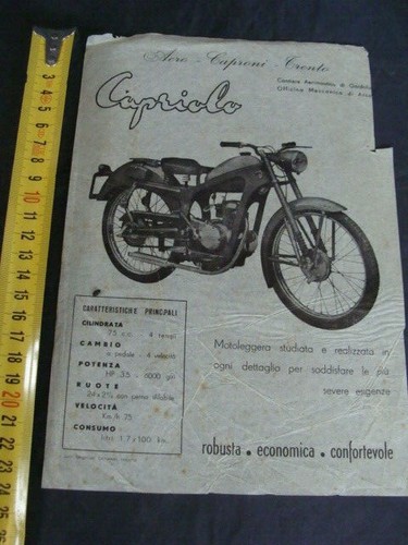 Brochure moto capriolo - capriolo, aero