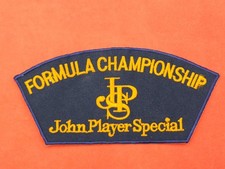 JOHN PLAYER SPECIAL FORMULA CHAMPIONSHIP PEZZA/PATCH