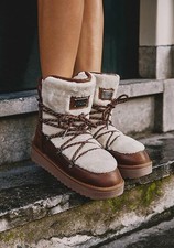 D.Franklin - Stivali Australiani Invernali per Donna con Interno in Pelliccia