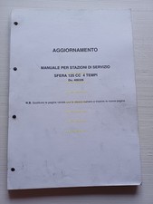 Piaggio Sfera 125 4T AGGIORNAMENTO manuale officina italiano originale
