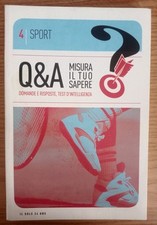Q&A Sport Misura il tuo sapere Domande e risposte, test d'intelligenza 