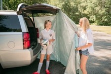 Tenda spogliatoio cabina auto