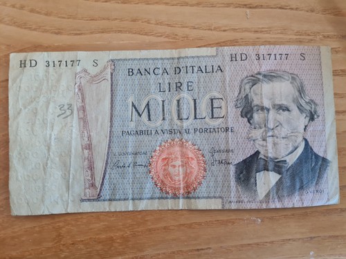 Banconota mille lire 1000 lire