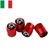 4 Tappi Valvole Pneumatici Per FIAT ABARTH Grande Punto Stilo Tipo 595 695 500