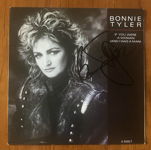 Autografo firmato bonnie - bonnie, tyler