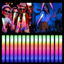 30 Bastoni Di Schiuma Illuminati Per Feste Party Compleanno Nozze Colorato