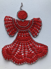 Angelo natalizio rosso