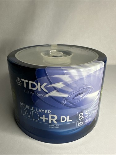 Tdk dvd vuoto doppio - dvd+r, dl
