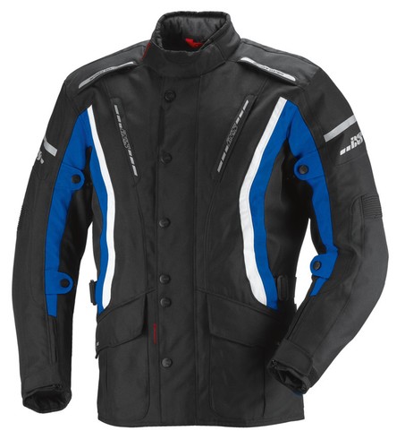 Giacca moto ixs trago nera - ixs, blu