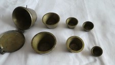 Antico peso pentola peso tazza