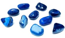 Agata blu burattato  burattati