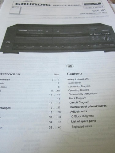 Grundig ccf 101 - grundig,