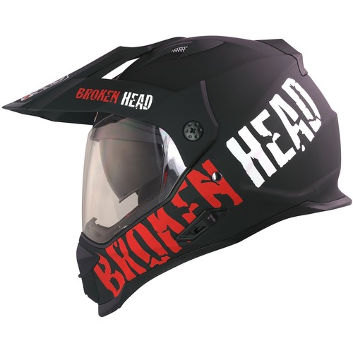 Casco enduro rot - casco, visiera
