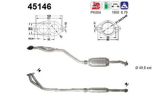 113 catalizzatore per - kw, cv