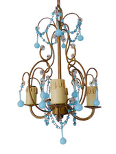 Lampadario Vintage Acqua Blu