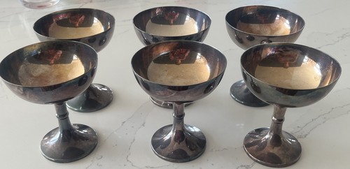 Tazze vintage placcate - , argento