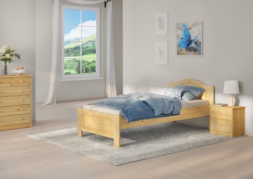 Letto legno massello - letto, di