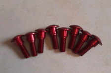 Valter Moto N.8 Viti In Ergal Passo 6 Colore Rosso 