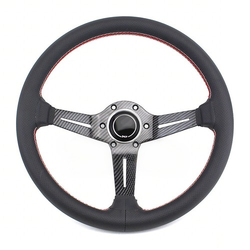 Inch 350mm leather steering - inch,