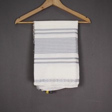 Stola Fendi in seta colore bianco taglia 188x65