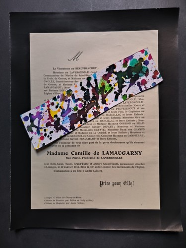 Mme lamaugarny née de - de,