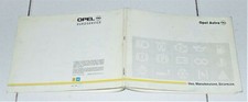 OPEL ASTRA Libretto uso manutenzione 1992 edizione ITALIANO manuale