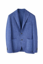 Giacca Boglioli blu misto lana