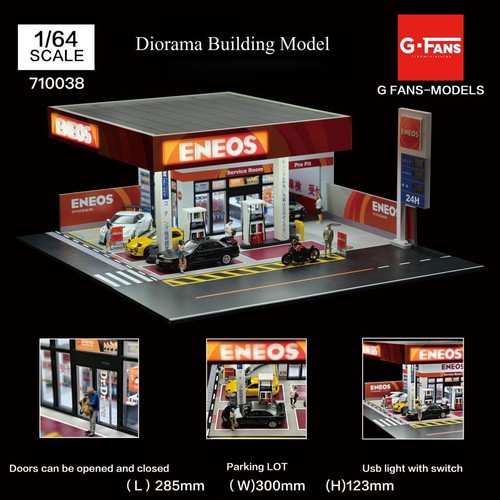 Diorama fans led - diorama, garage