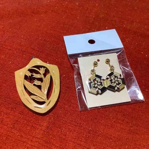 Set accessori in legno - set,