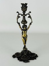 Antico Candelabro In Bronzo