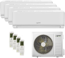 plus Climatizzatore Quadri-Split, Condizionatore Con Pompa Di Calore, 4 Unità In