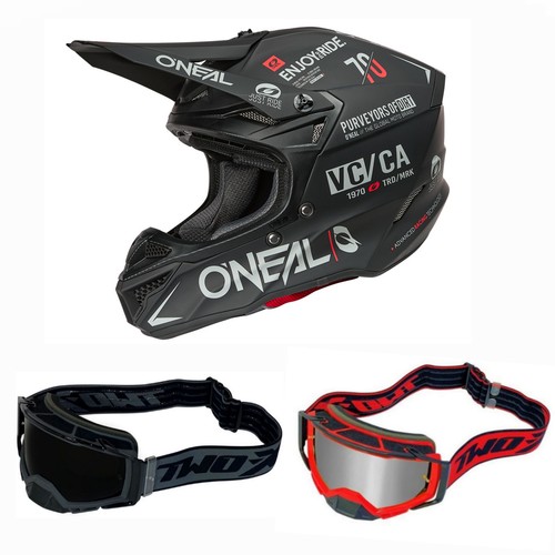 Casco cross oneal combo con - casco,