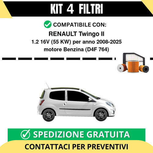 Kit filtri tagliando - kit, 4