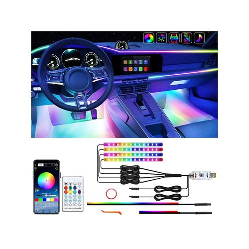 Striscia led interna per auto - striscia,