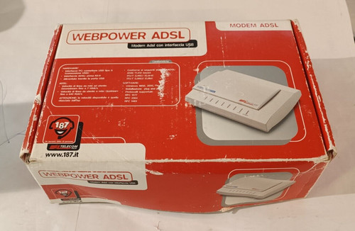 Modem webpower adsl telecom - modem,