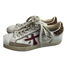 Sneakers Premiata Steven su misura in pelle bianca - difetto taglia 36