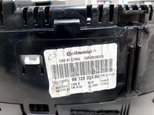 98128329989 instrument cluster