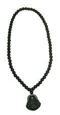 COLLANA con perle di legno