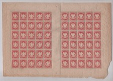 GERMANIA BAVARIA 1875 FOGLIO