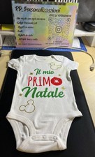 Body Personalizzato Idea Natale 0-3 Mesi Topolino Mickey Mouse