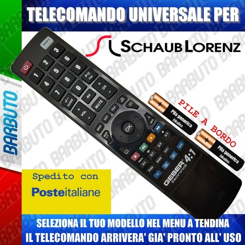 Telecomando universale schaub - universale,